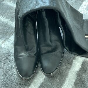 Micheal Kors Leather Zip Up Boot